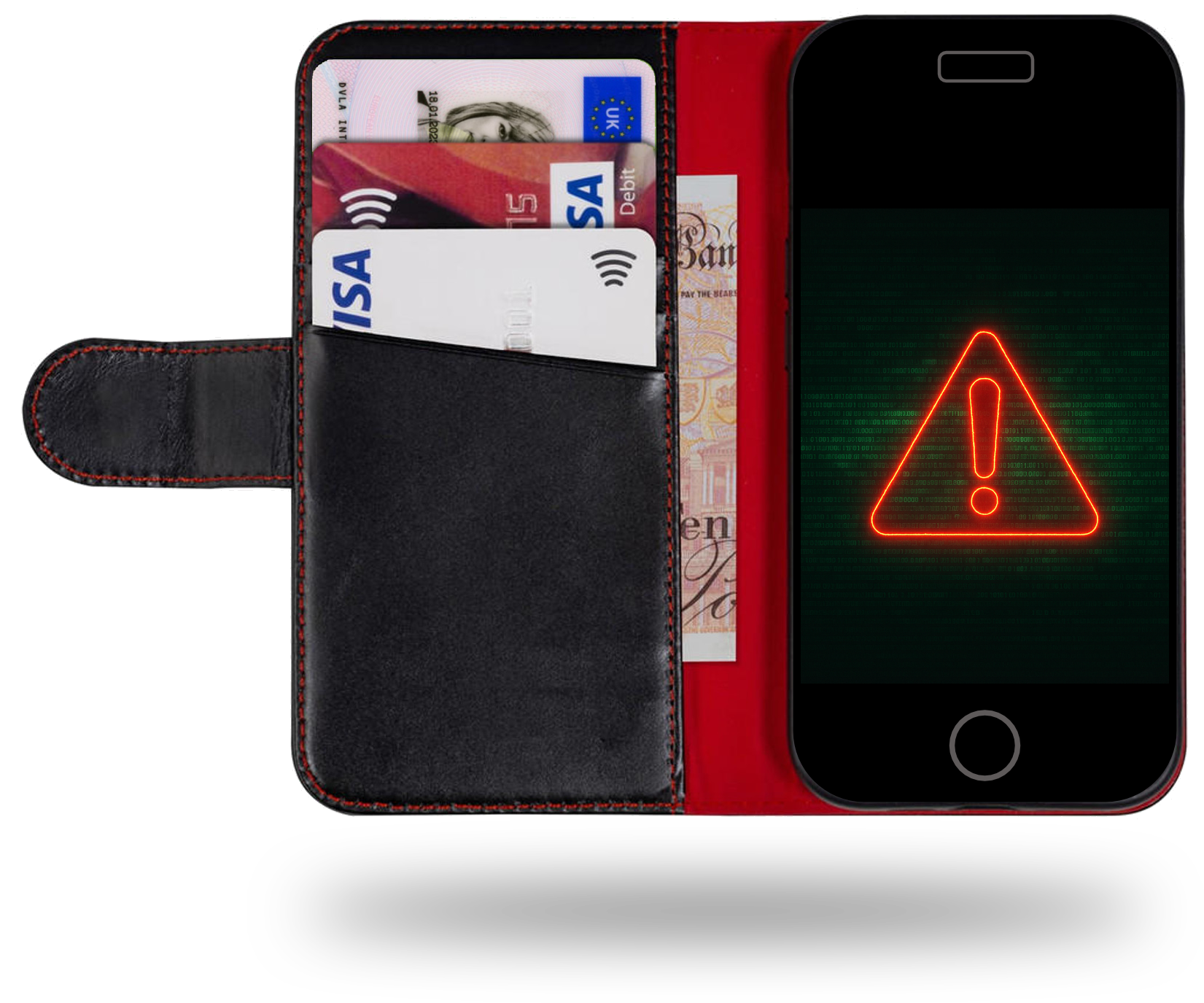 mobile phone wallet risk